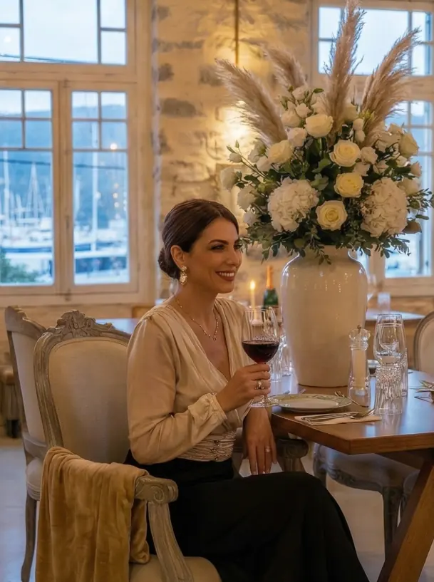 Table setting detail at Medusa