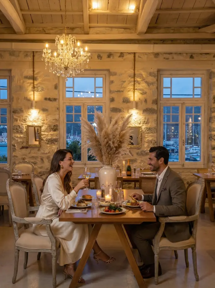 Editorial portrait of the Medusa dining room