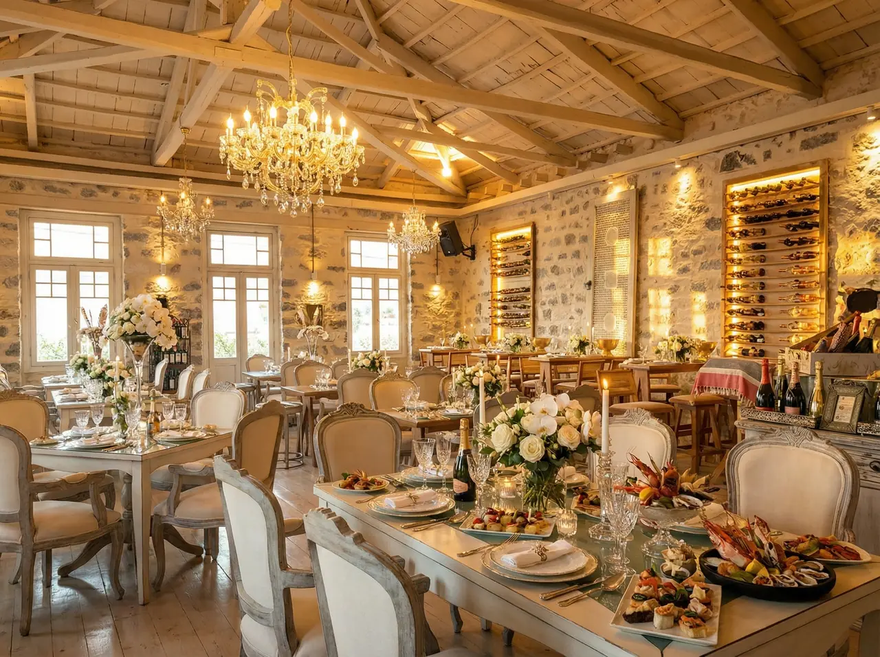 Signature dining room at Medusa